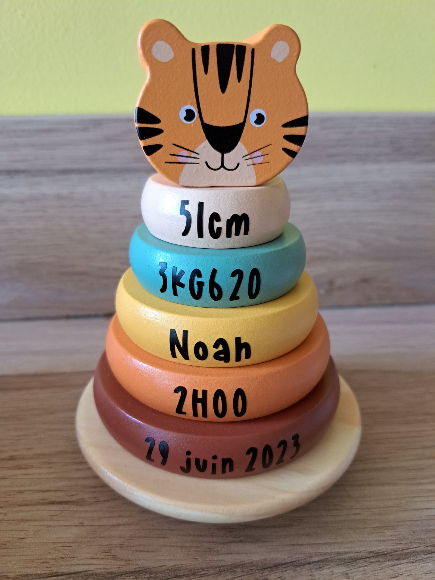 Jeu empilement tigre