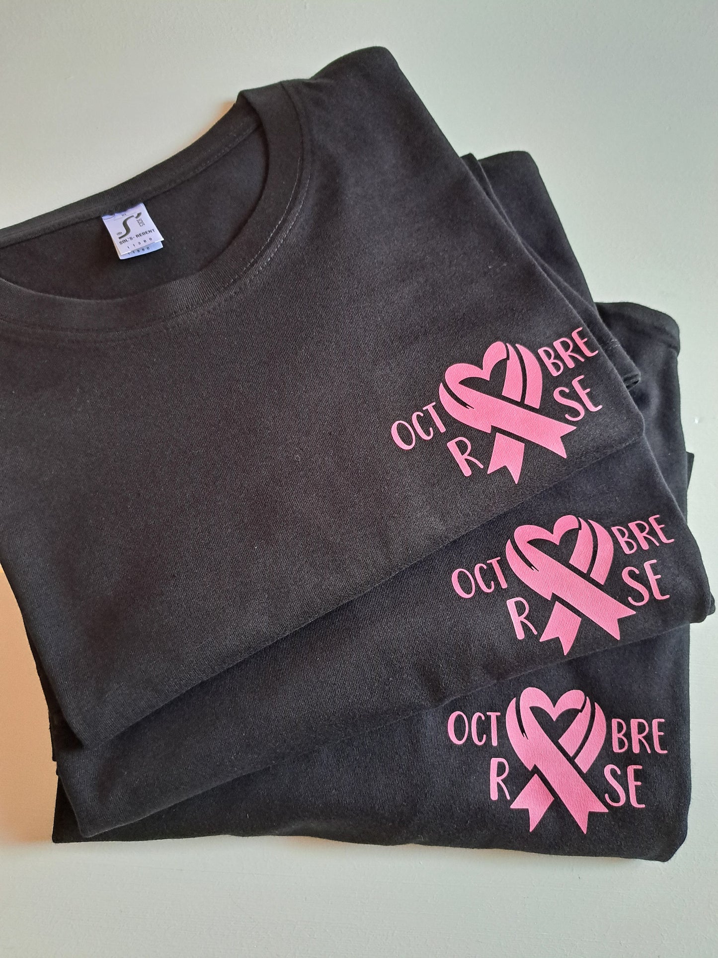 Tee-shirt col rond Octobre Rose
