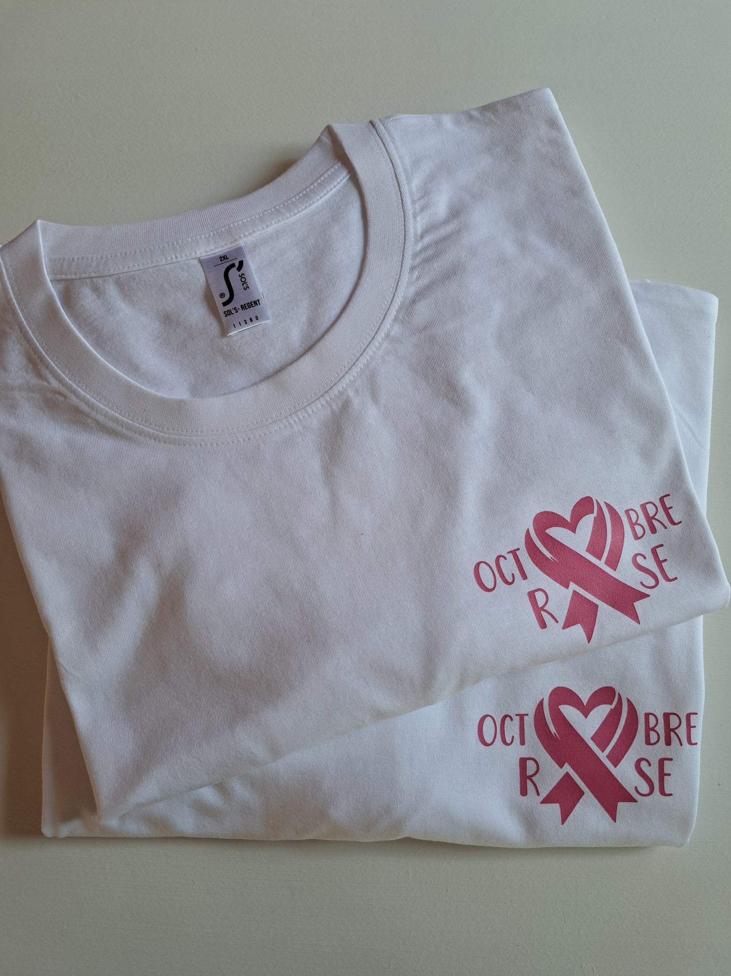 Tee-shirt col rond Octobre Rose
