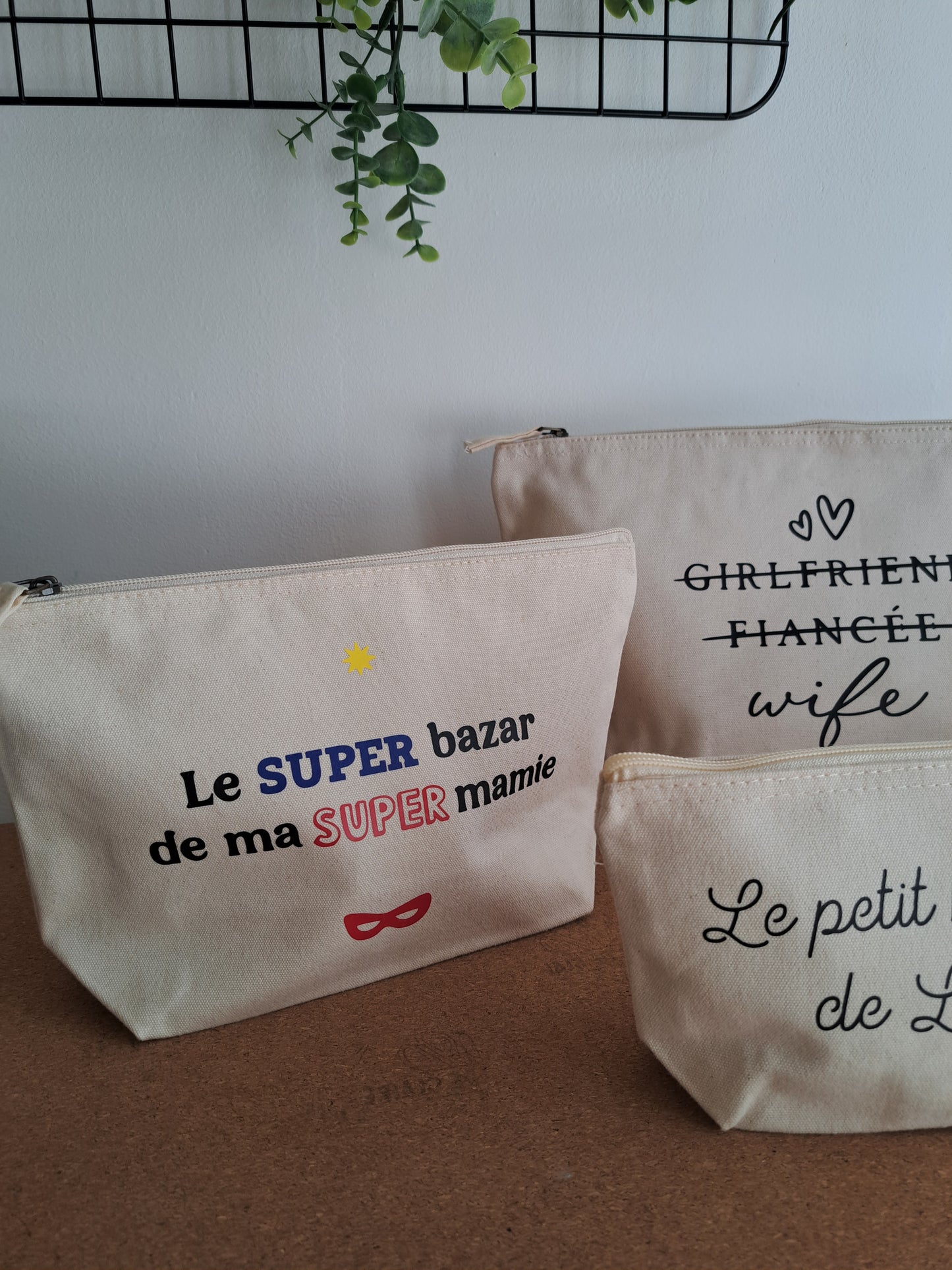 Pochette de rangement à personnaliser