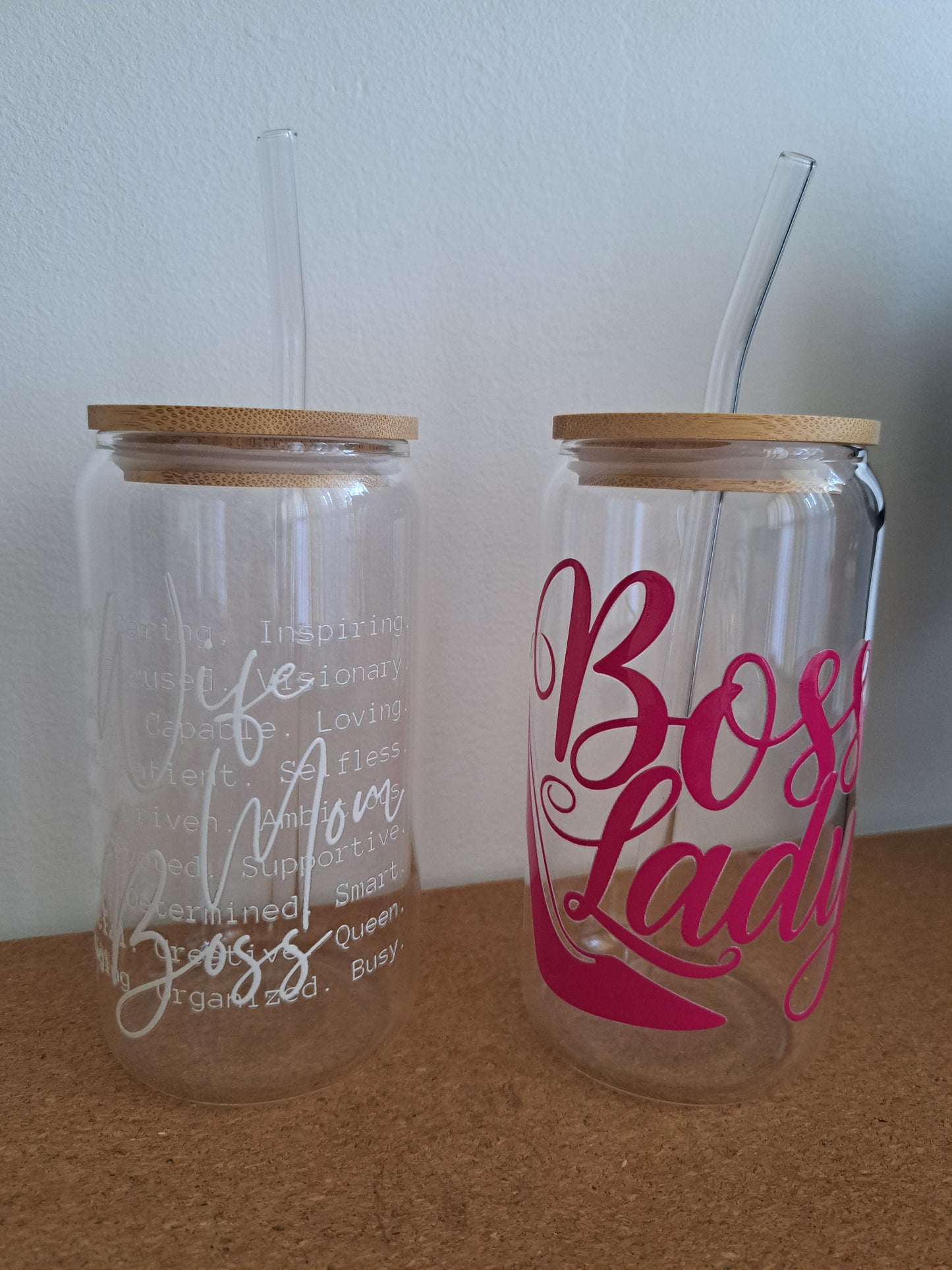 Gobelet en verre à personnaliser