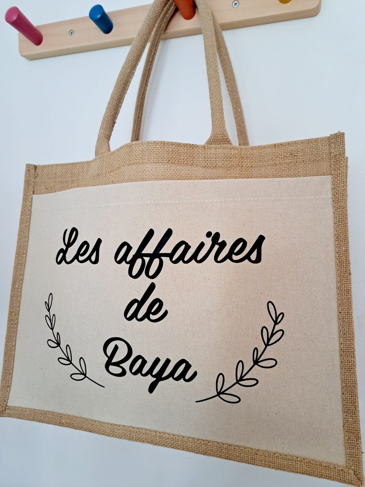 Sac toile de jute à personnaliser