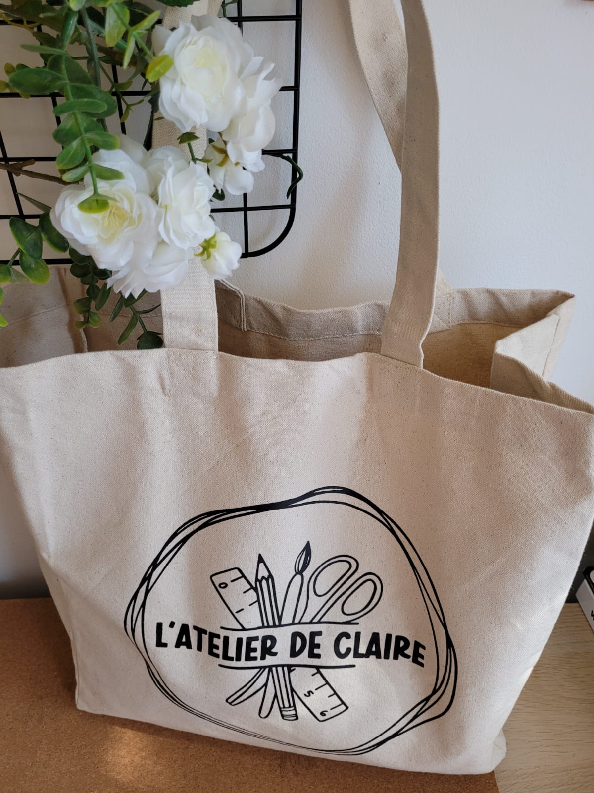 Cabas toile coton à personnaliser