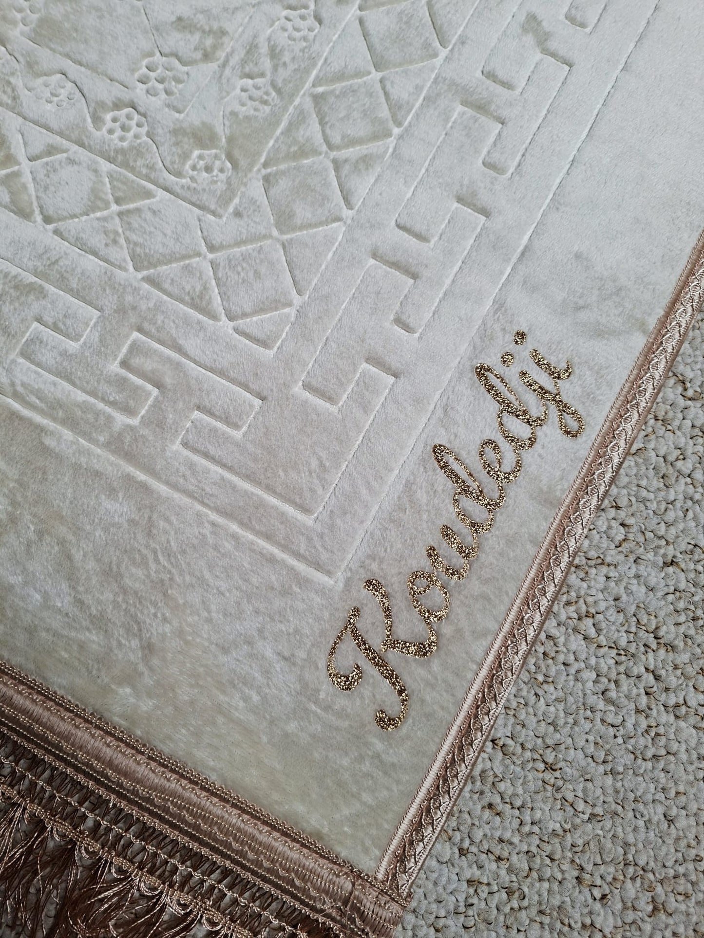 Tapis de prière adulte personnalisé