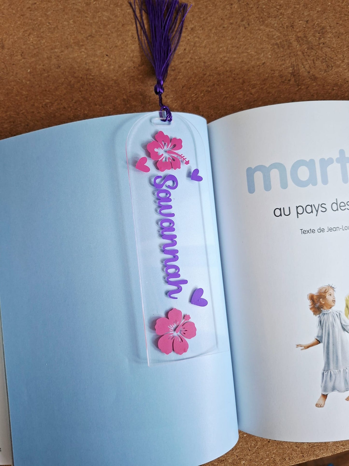 Marque-page acrylique grand modèle à personnaliser