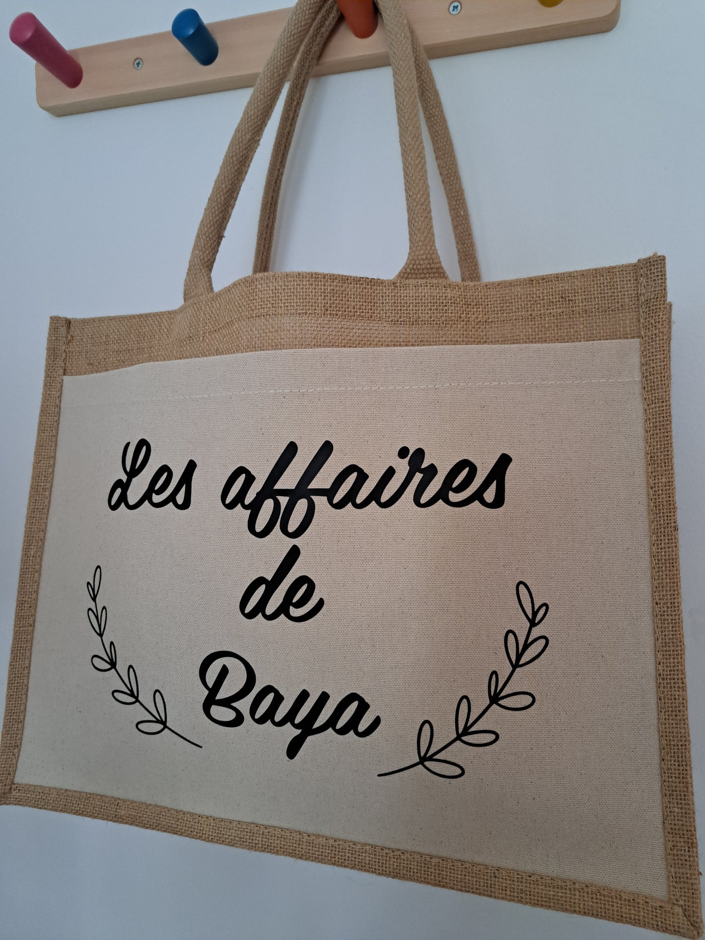 Sac toile de jute à personnaliser