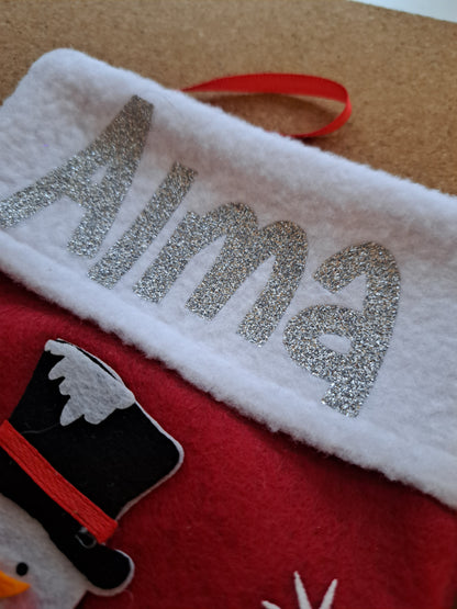 Chaussette de Noël à motif