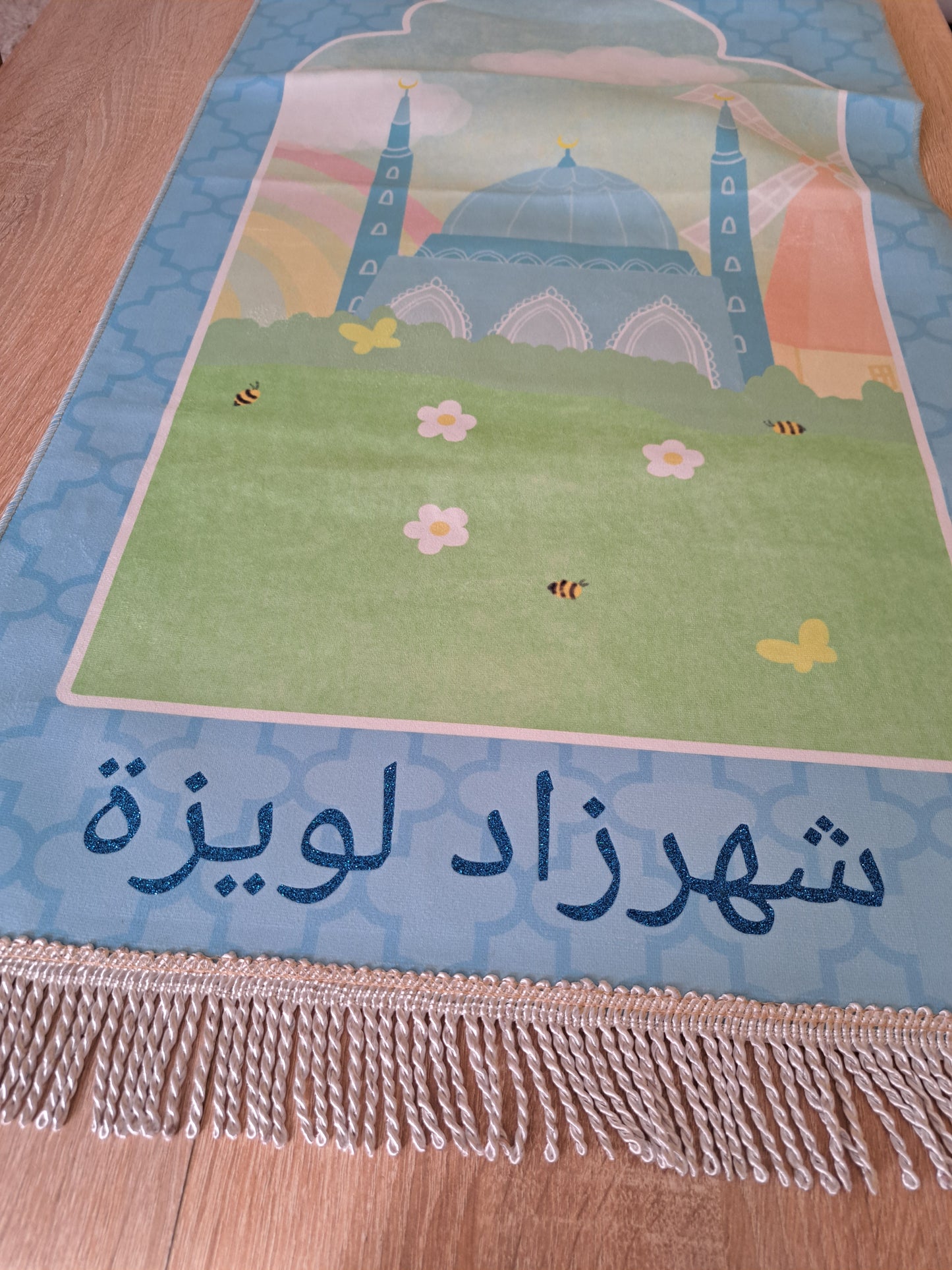 Tapis de prière enfant personnalisé