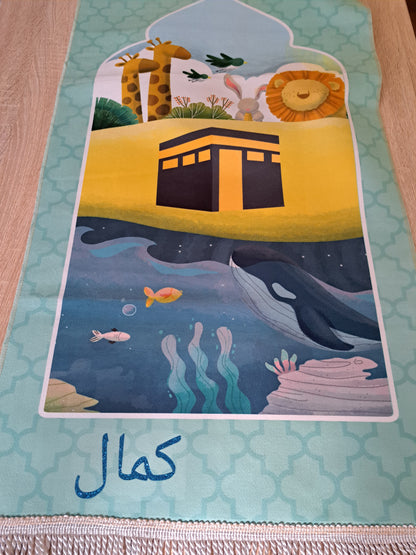 Tapis de prière enfant personnalisé