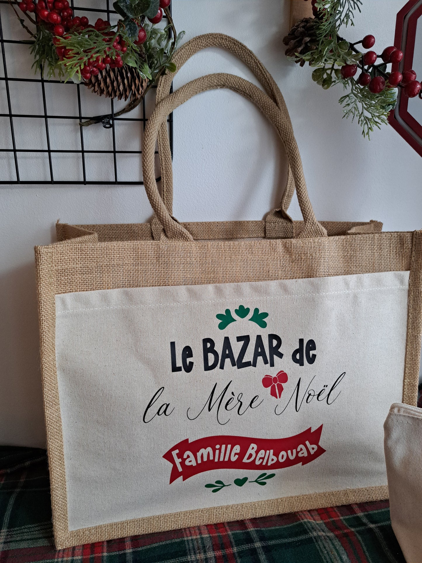 Sac toile de jute à personnaliser