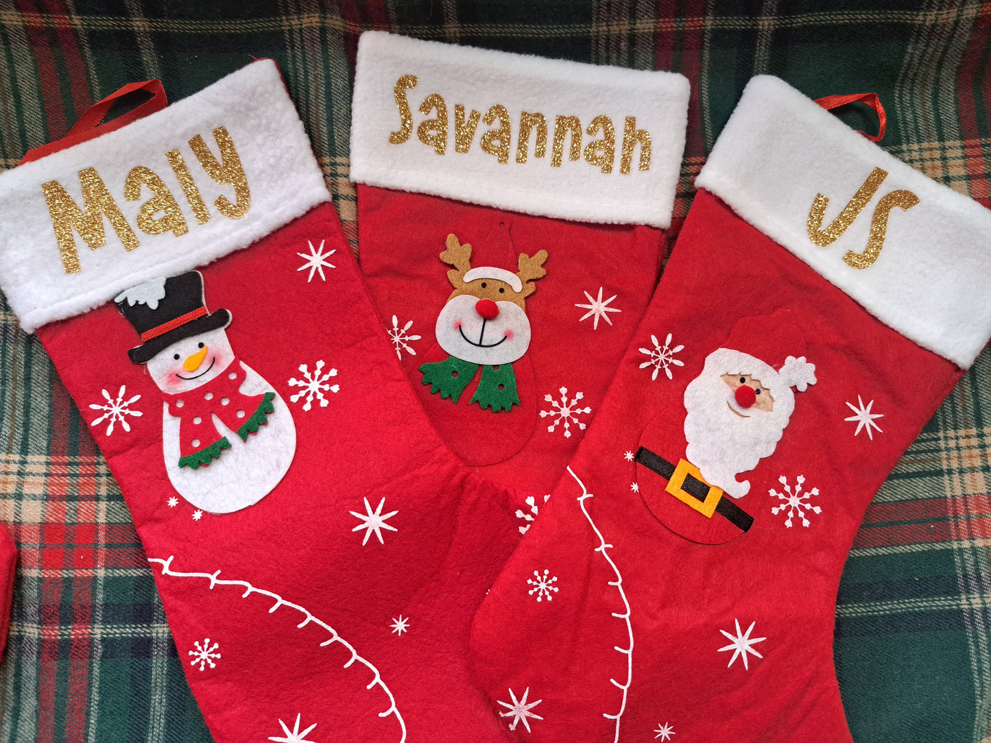 Chaussette de Noël à motif