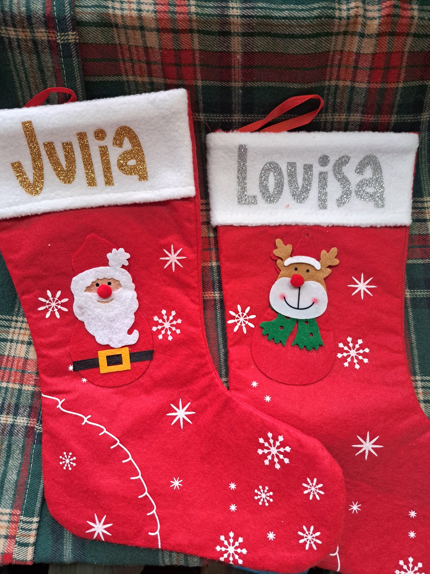 Chaussette de Noël à motif