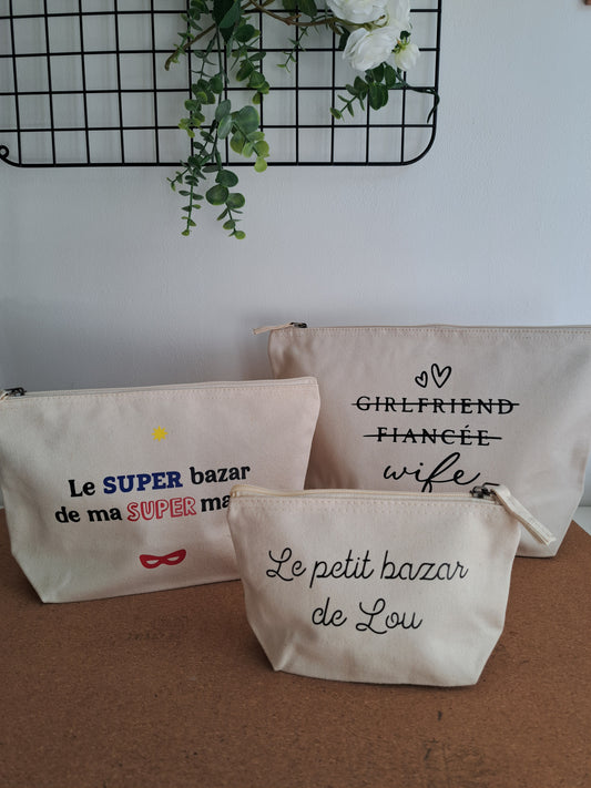Pochette de rangement à personnaliser