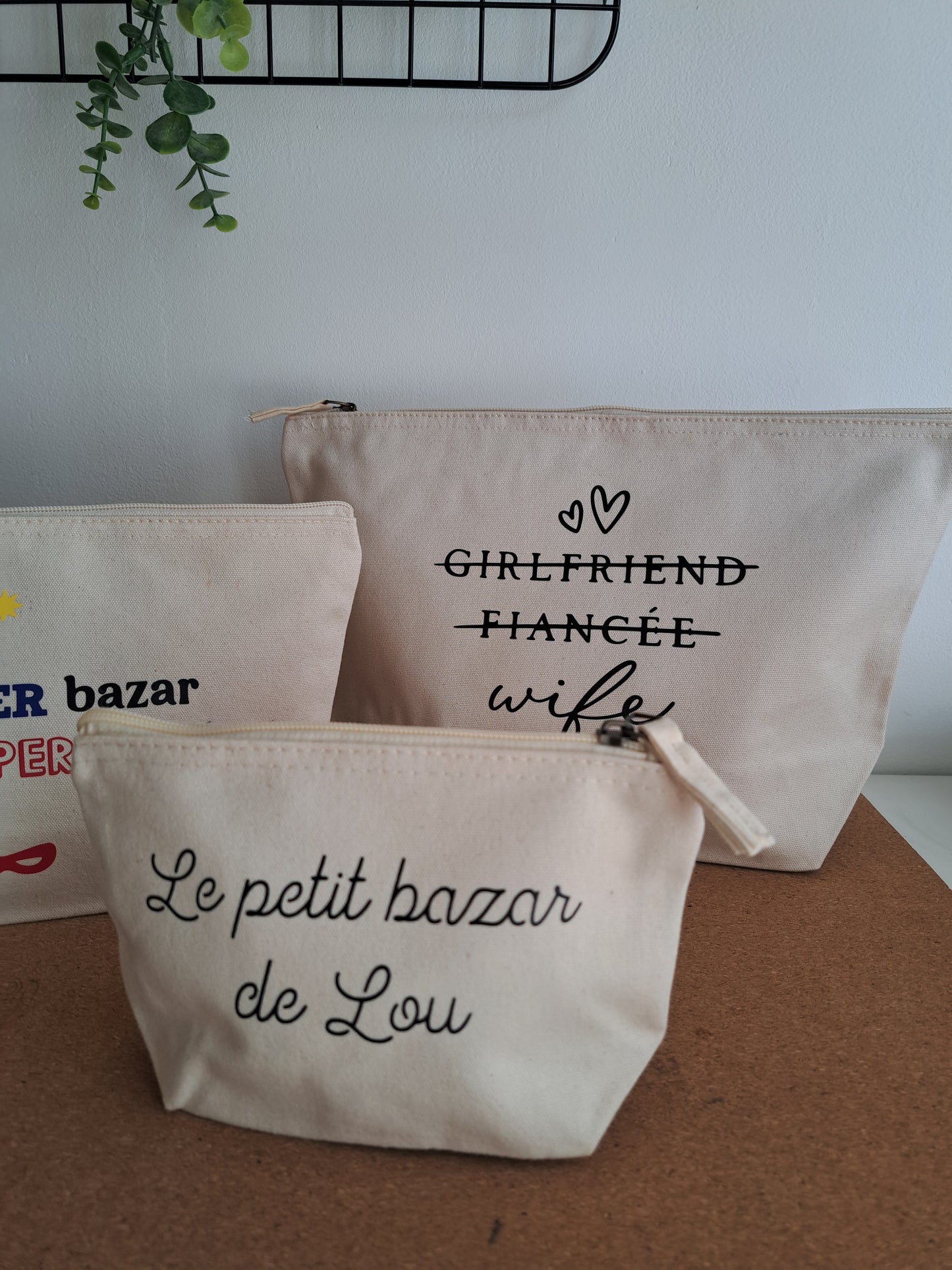 Pochette de rangement à personnaliser