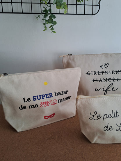 Pochette de rangement à personnaliser