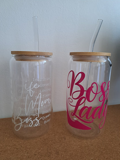 Gobelet en verre à personnaliser