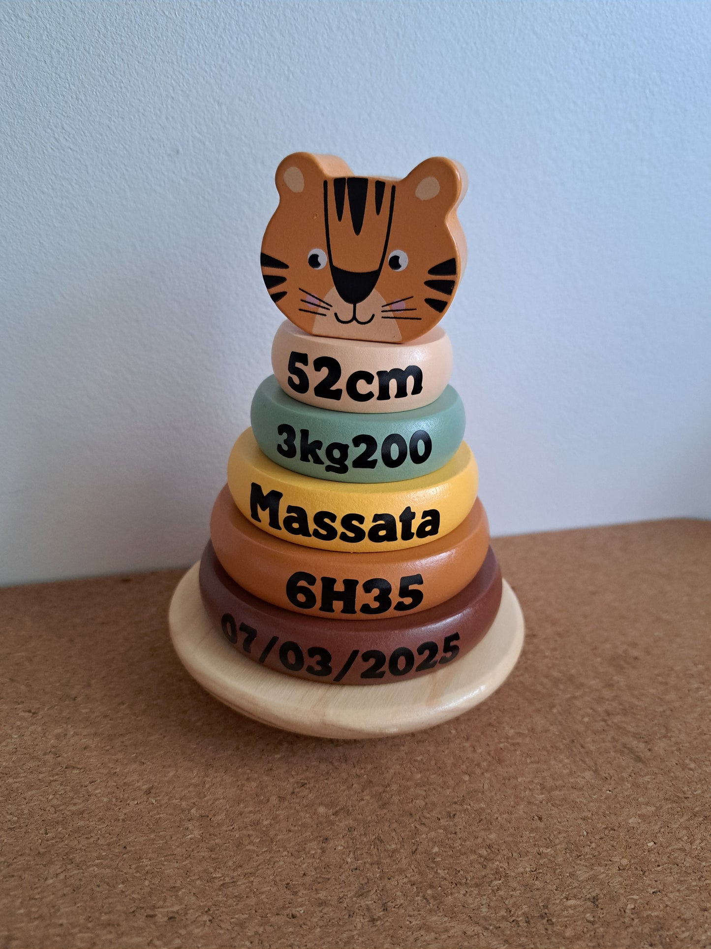Jeu empilement tigre