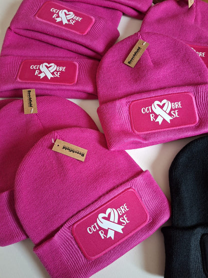 Bonnet Octobre rose
