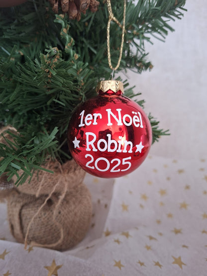 Boule de sapin personnalisée