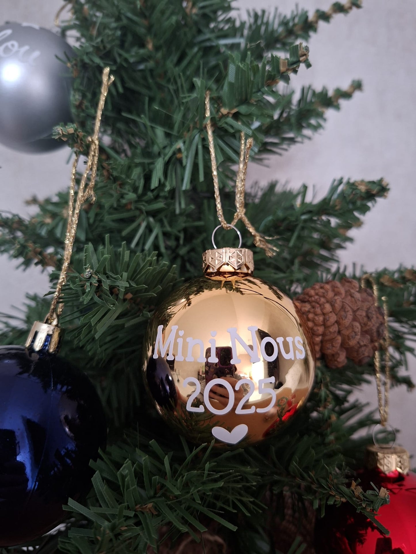 Boule de sapin personnalisée