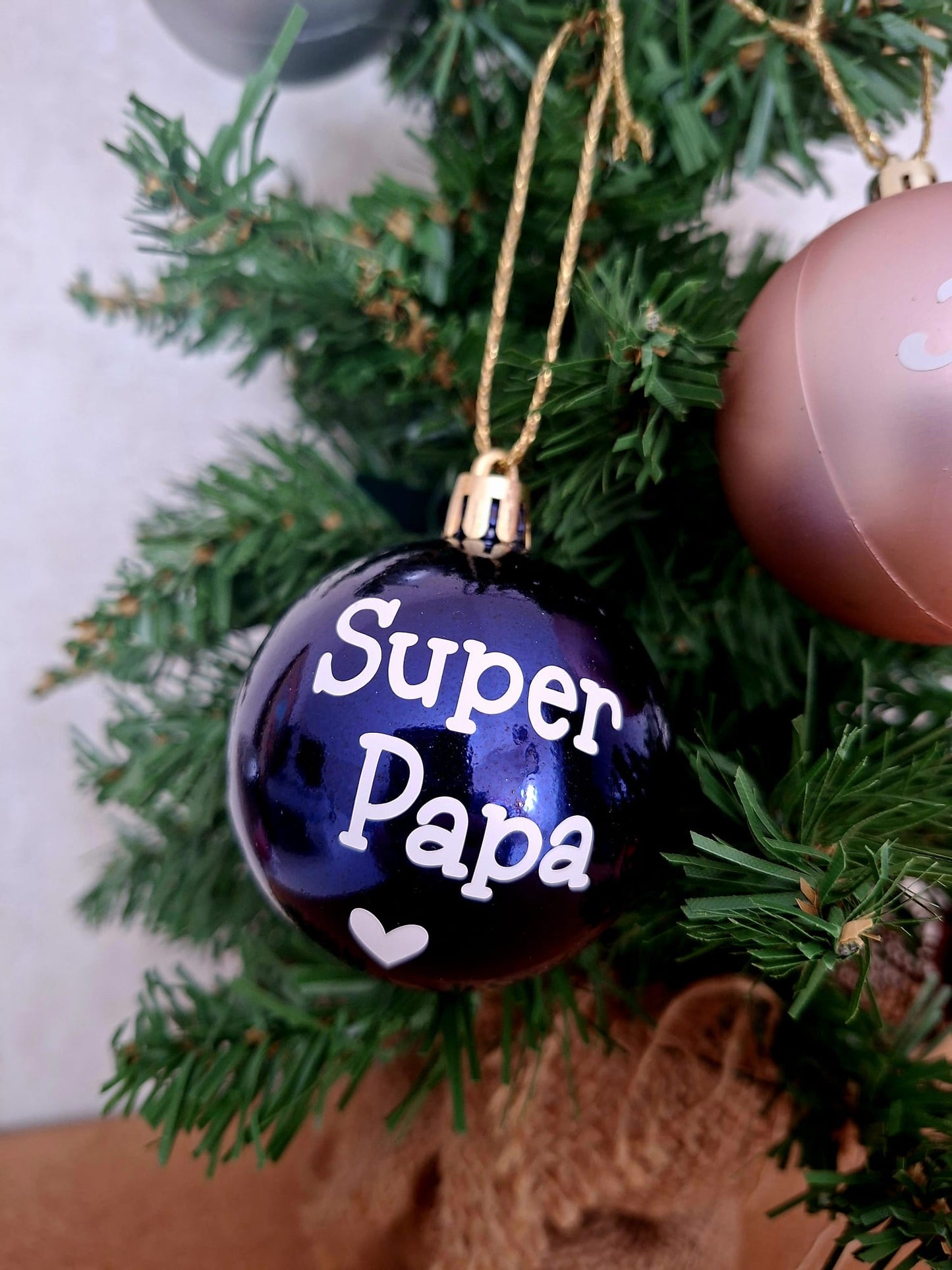 Boule de sapin personnalisée