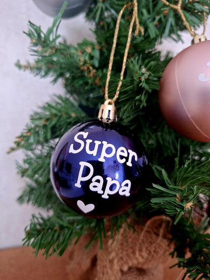 Boule de sapin personnalisée