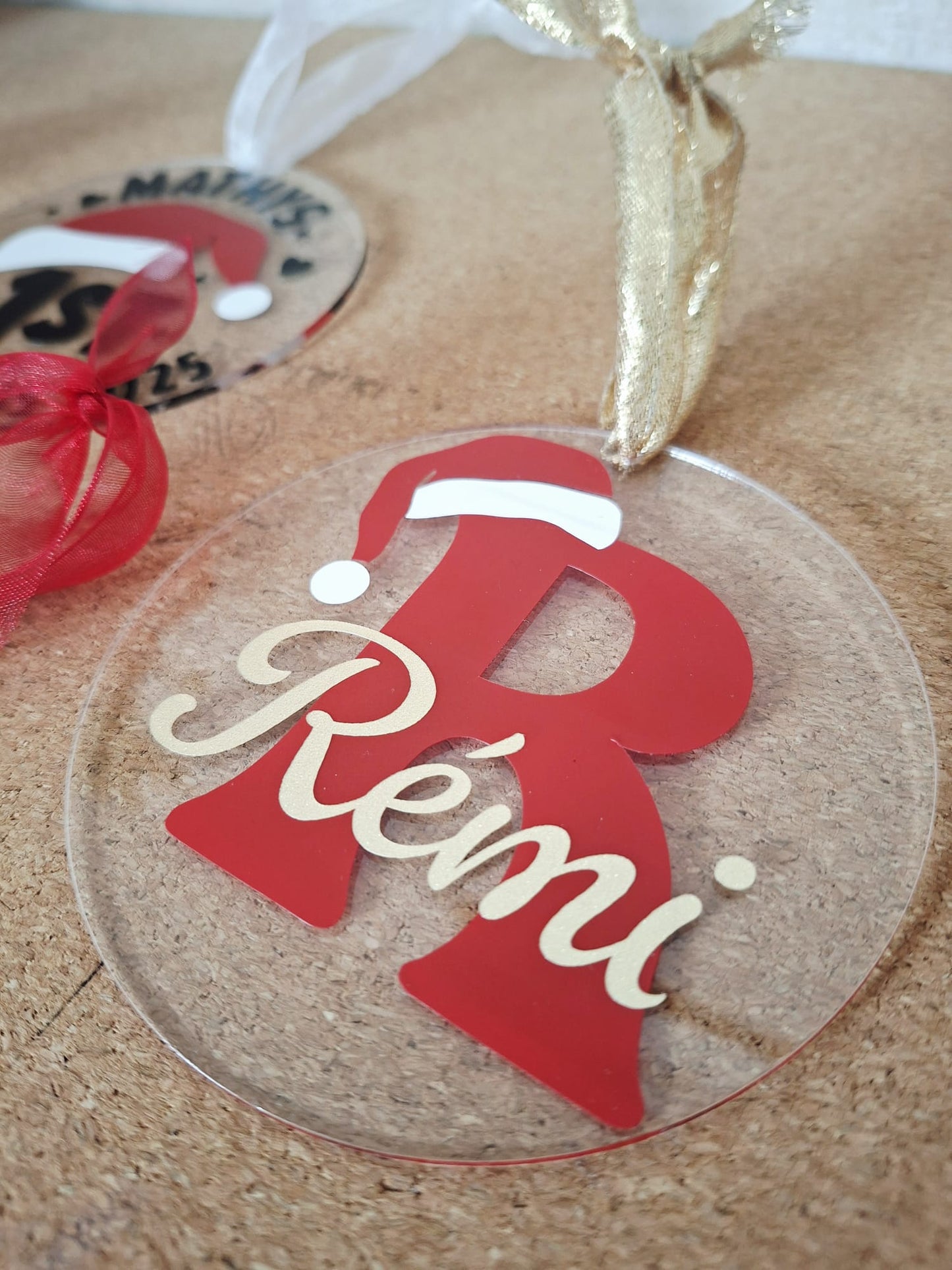 Ornement sapin acrylique