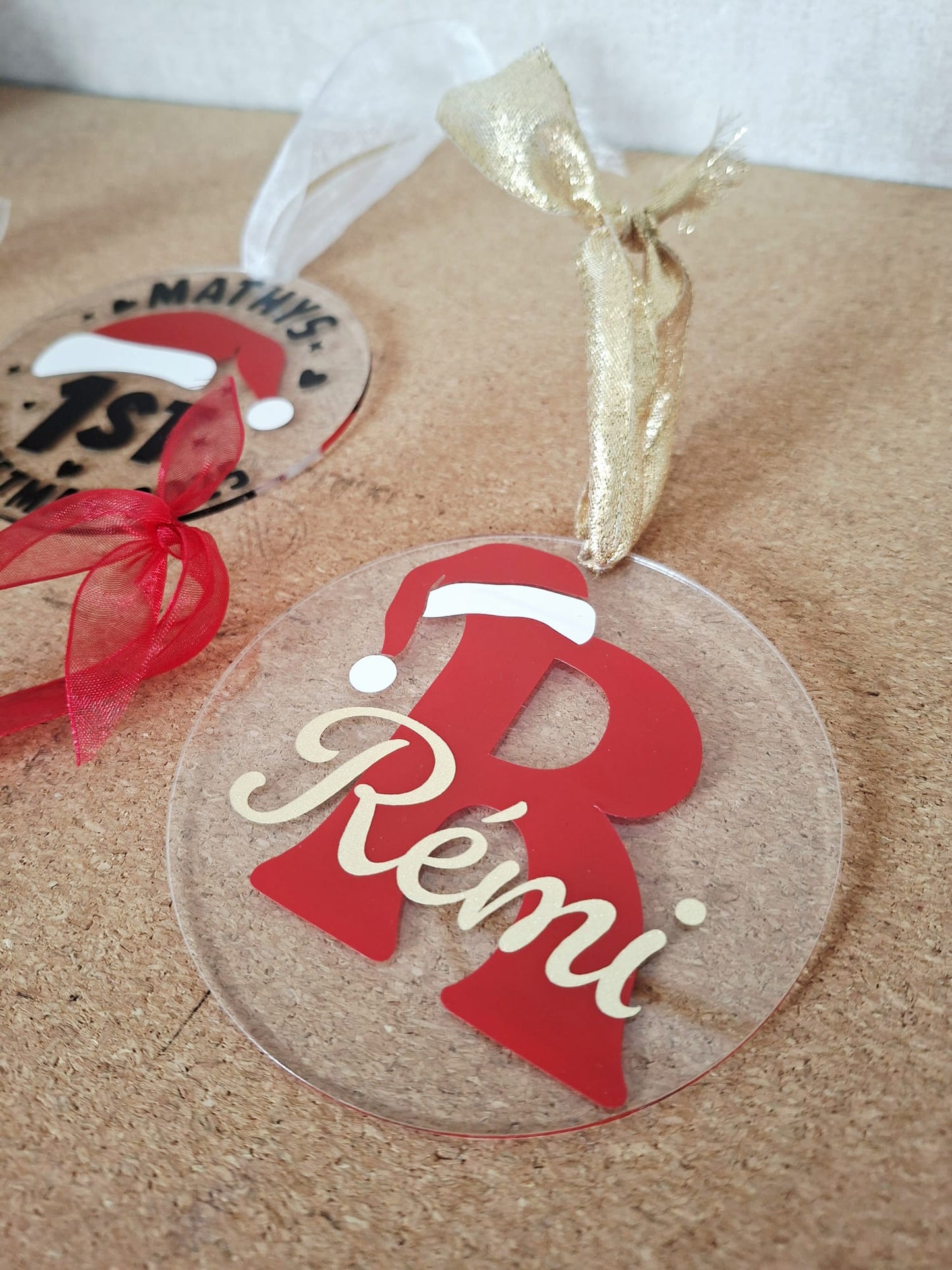 Ornement sapin acrylique