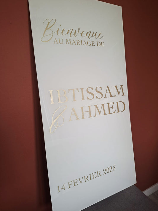 Panneau de bienvenue