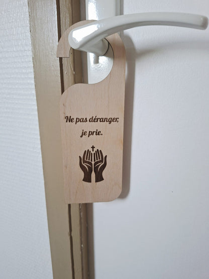 Panneau porte prière