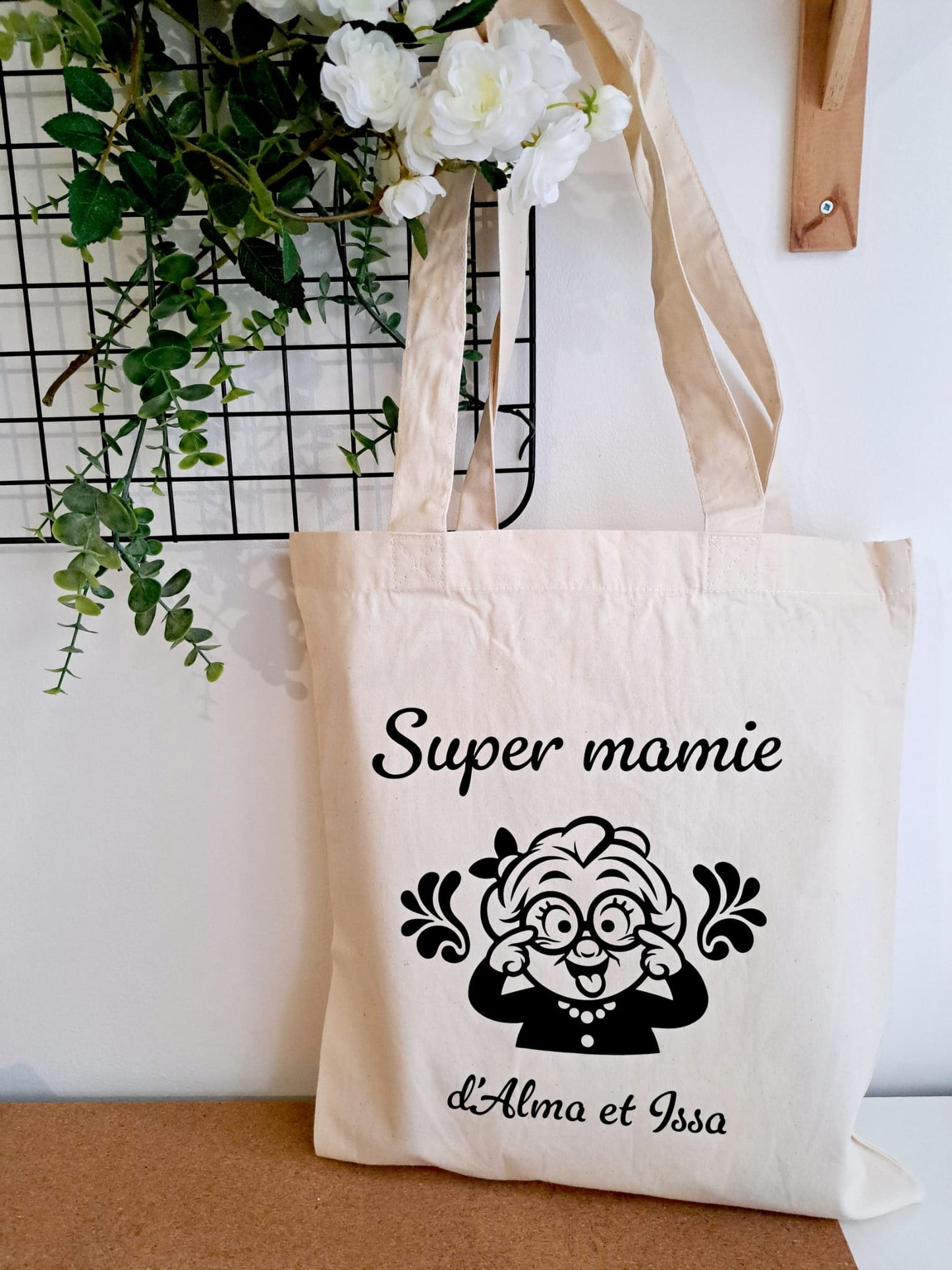 Tote bag "Super mamie"