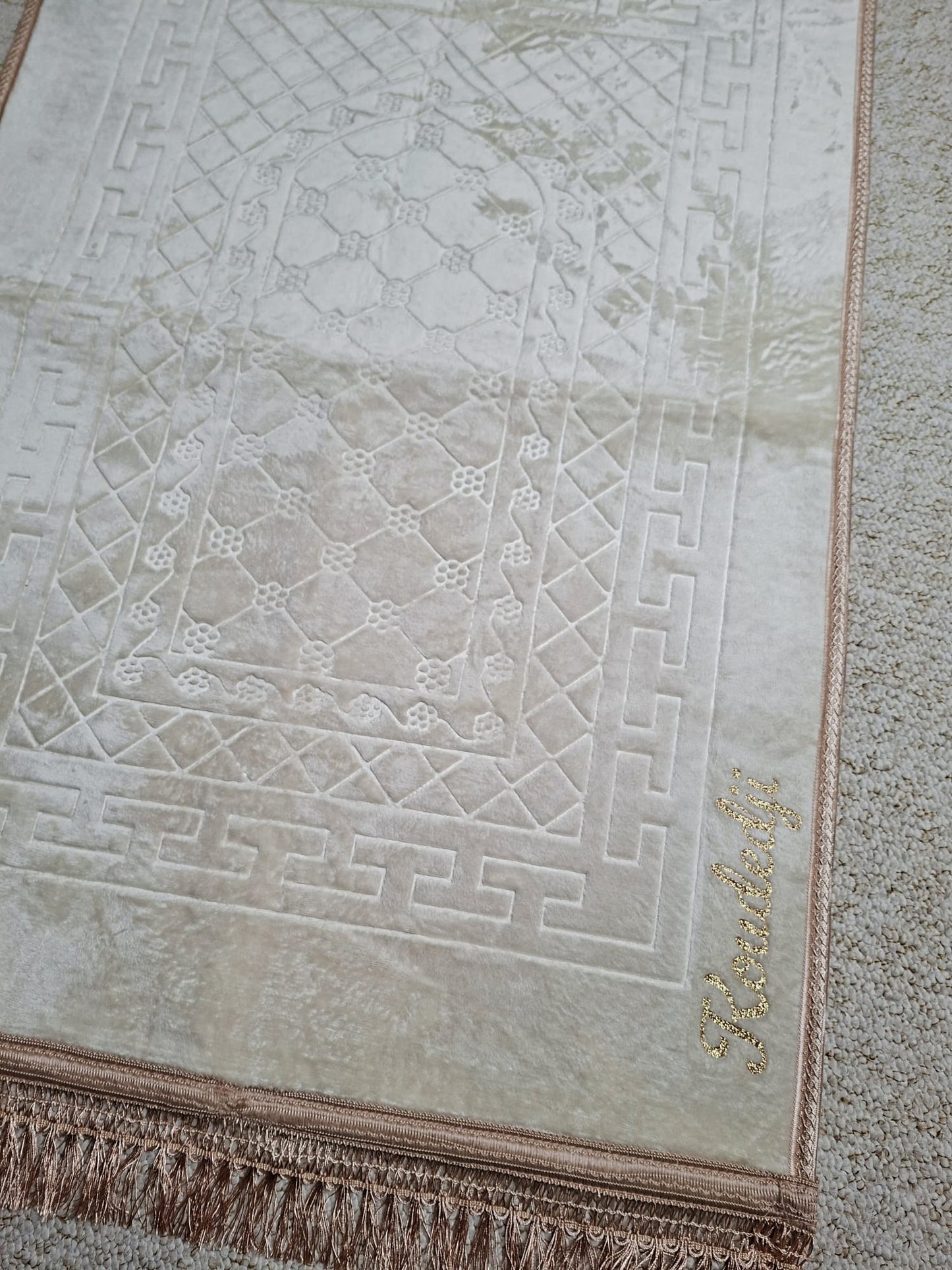 Tapis de prière adulte personnalisé