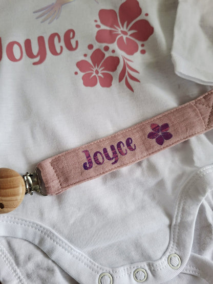 Attache tétine à personnaliser
