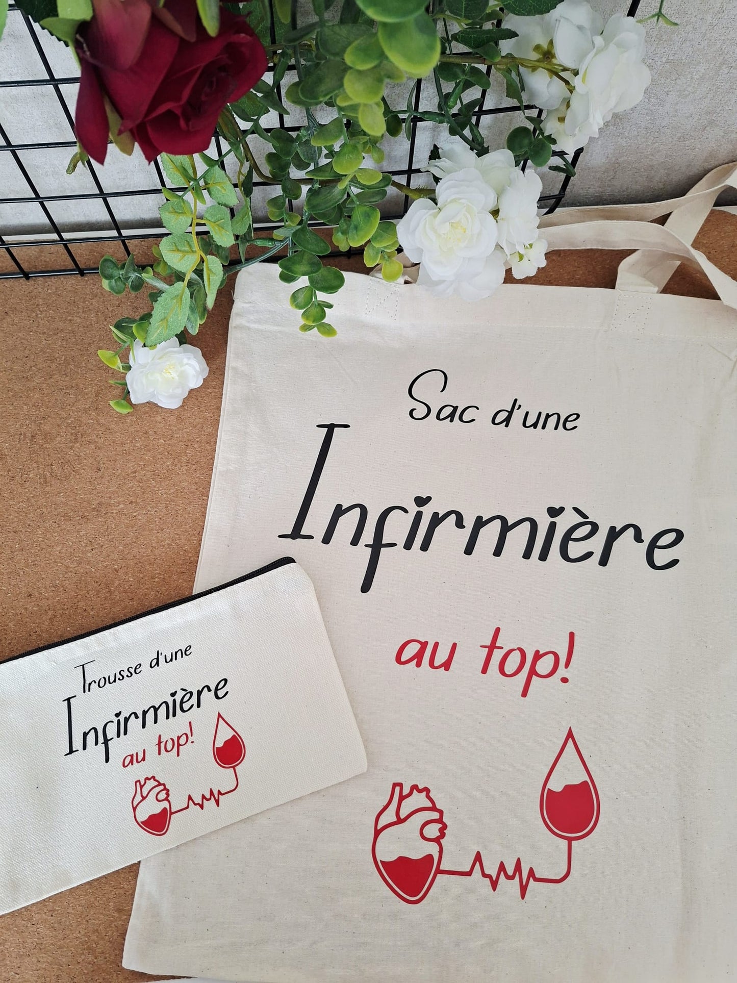 Trousse "Infirmière au top"+logo