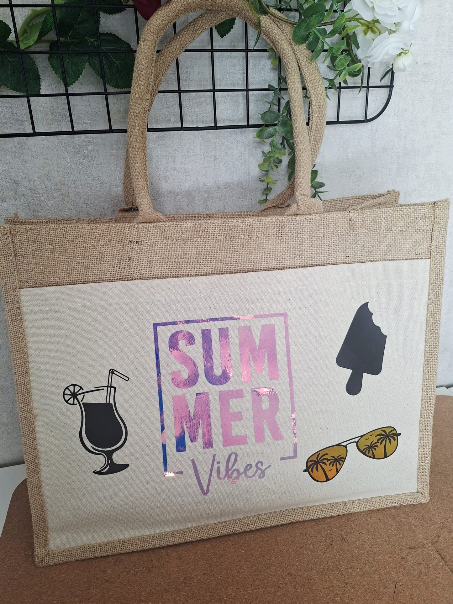 Sac toile de jute à personnaliser