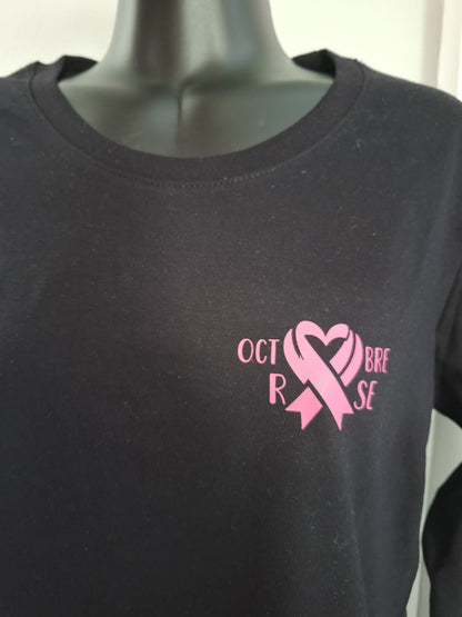 Tee-shirt manches longues Octobre Rose