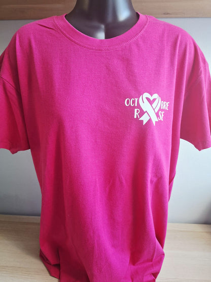 Tee-shirt col rond Octobre Rose