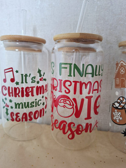 Gobelet en verre Noël