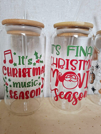 Gobelet en verre Noël