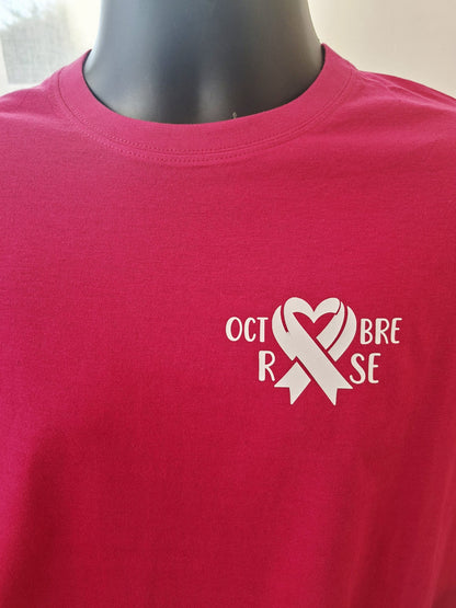Tee-shirt col rond Octobre Rose