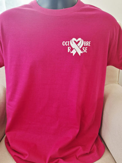 Tee-shirt col rond Octobre Rose