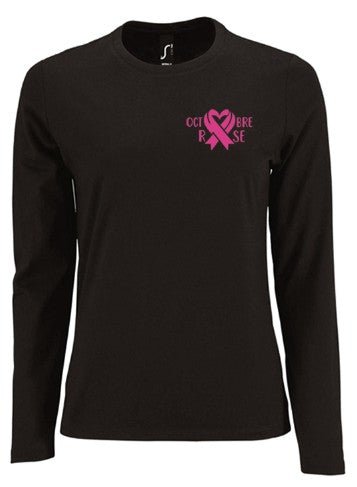 Tee-shirt manches longues Octobre Rose