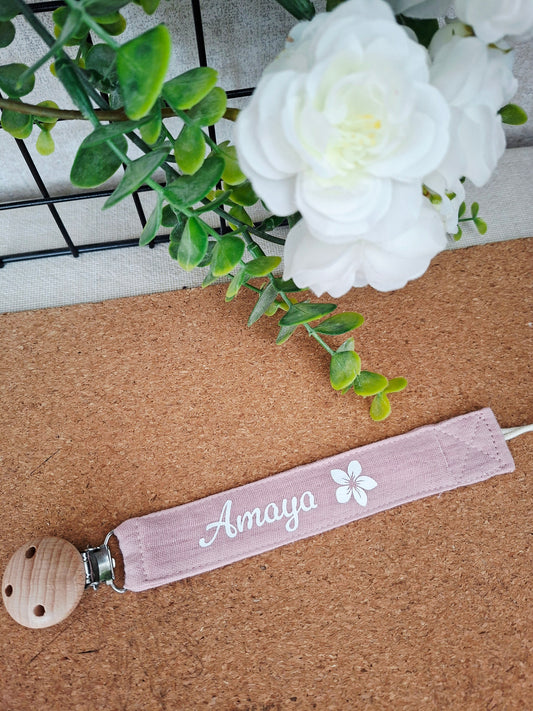 Attache tétine à personnaliser