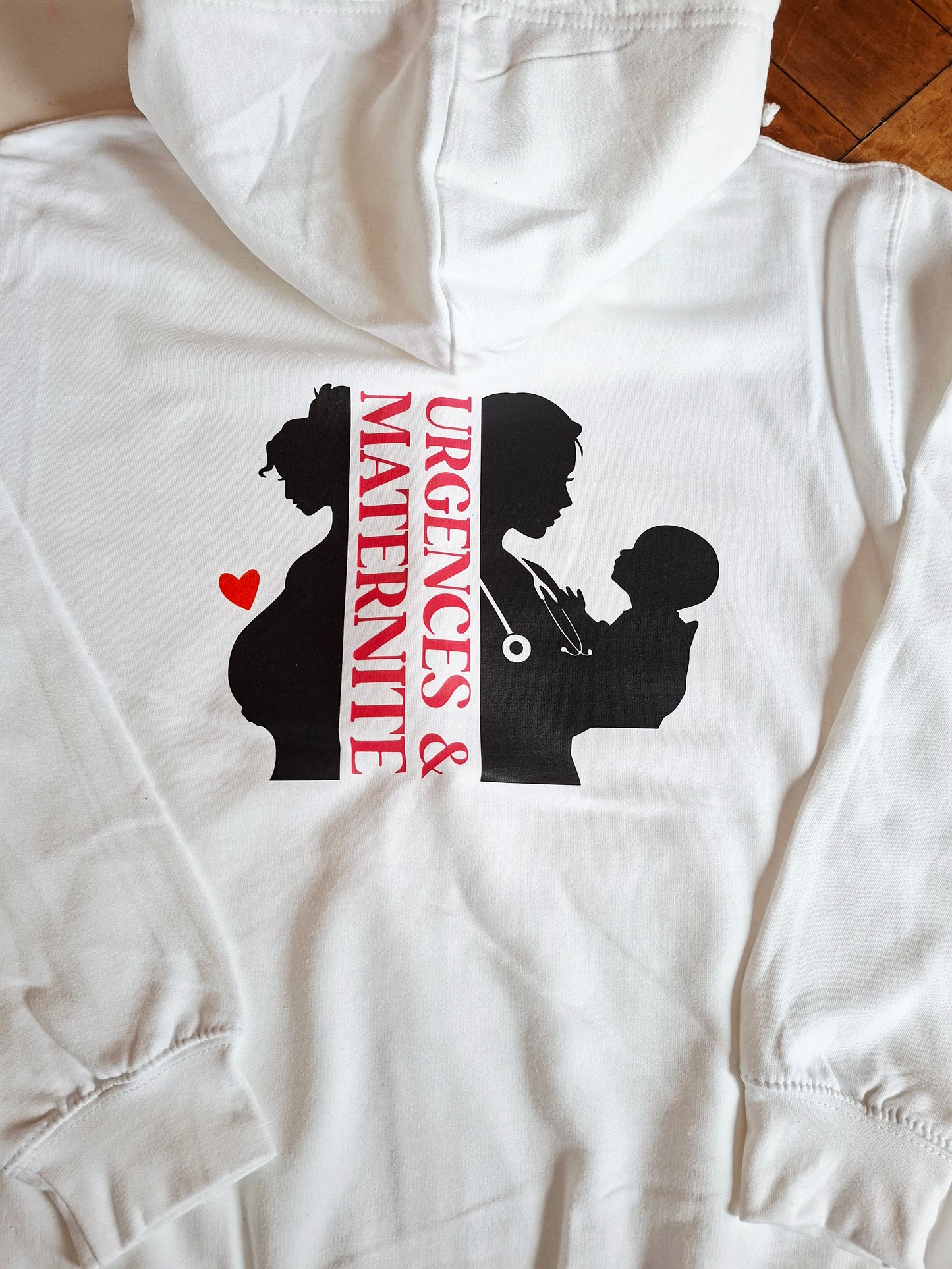 Sweat zippé à capuche à personnaliser