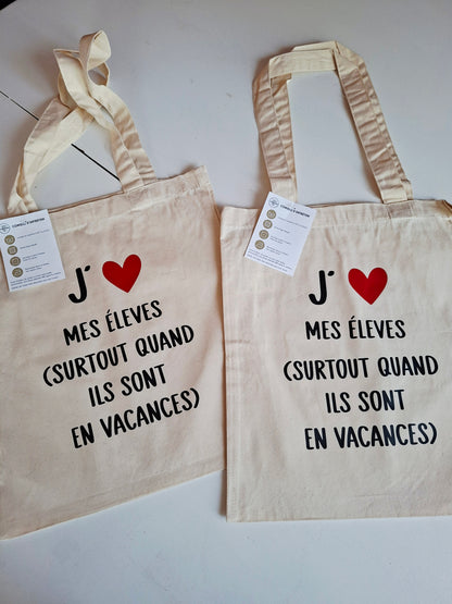 Tote bag ATSEM & Maître(sse) | 2 modèles